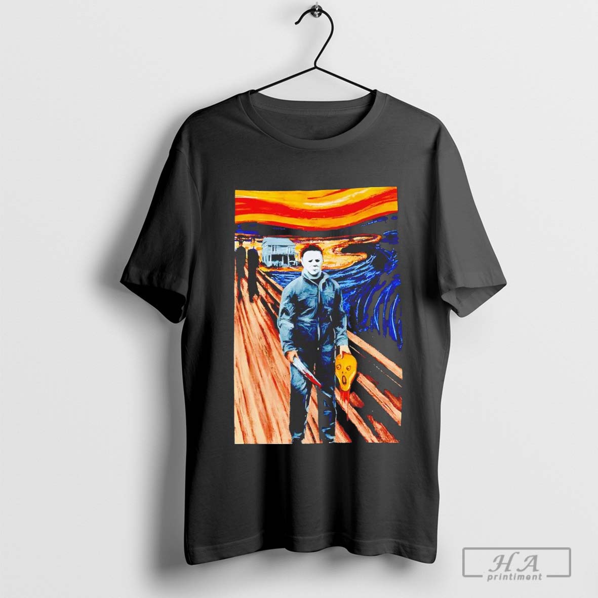 Halloween Michael Myers The Scream Parody - clothing by TeeHivey.com