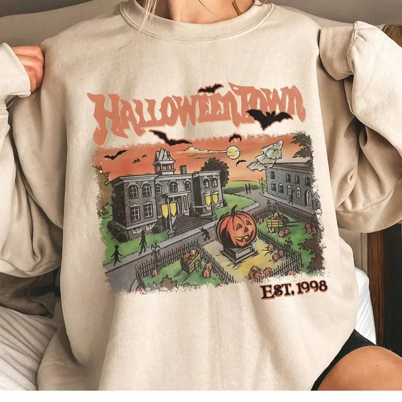 Halloweentown Est 1998 Shirt Halloweentown University Shirt Halloweentown And Chill T Shirt Halloween Pumpkin Tshirt Spooky Season Shirt