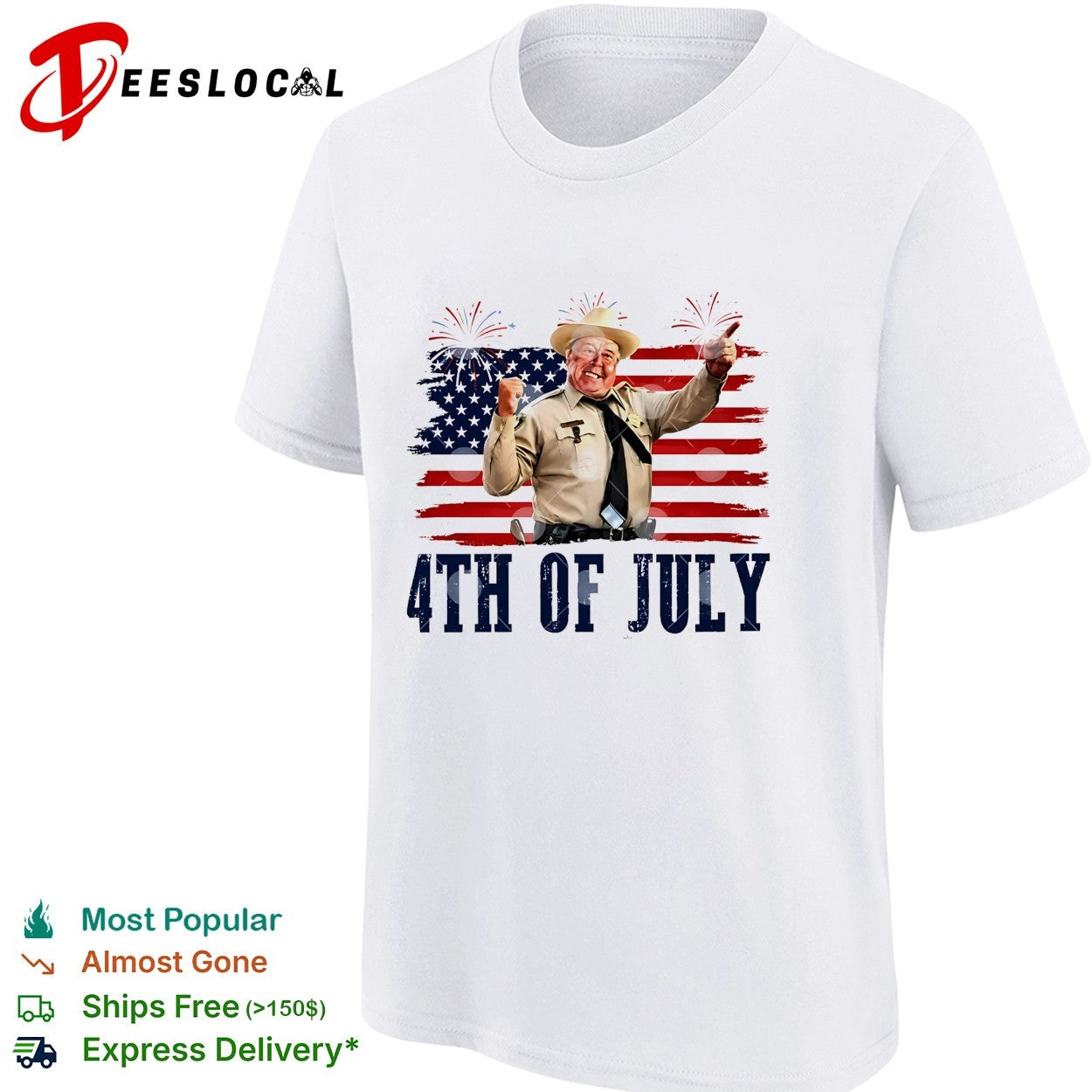 Happy 4th Of July To All You Sumbitches Smokey And The Bandit shirt