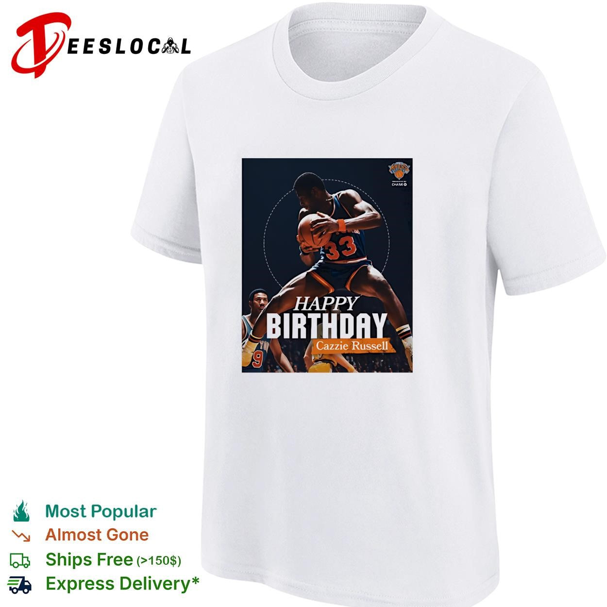 Happy Birthday Cazzie Russell shirt