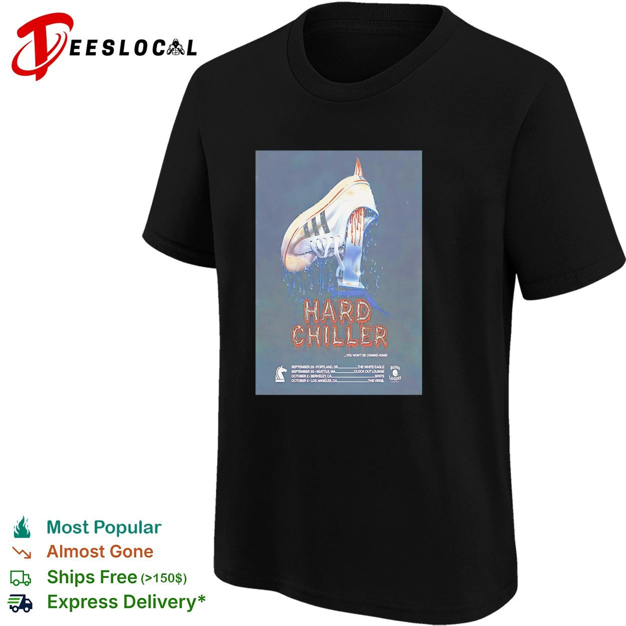Hard chiller horror movie poster shirt