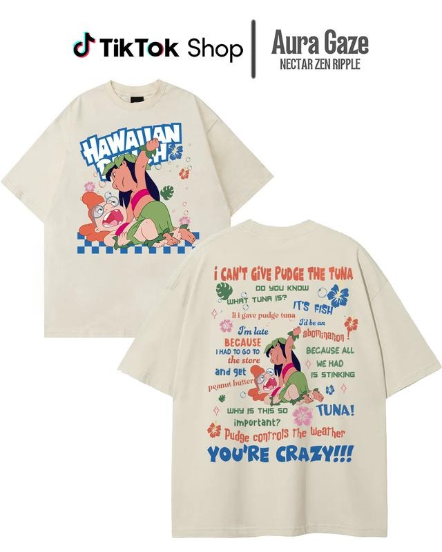 Hawaiiann Punch Double-side Comfort Colors Unisex Tshirt For Fan, Family Matching Shirt, Movie Merch, Trip Family Birthday Gift For Fan