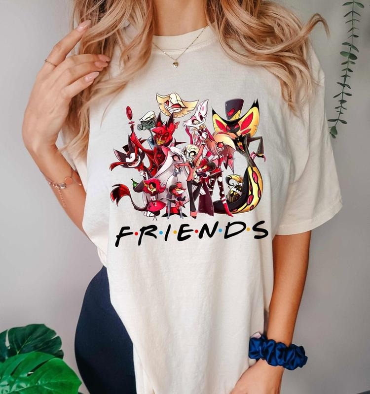 Hazbin Hotel Friends Husk Hazbin Hotel Characters Shirt Style - clothing by TeeHivey.com