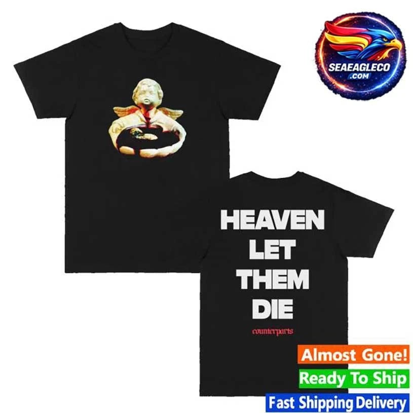 Heavenletthemdie Heaven Let Them Die Black Two Sided Shirt