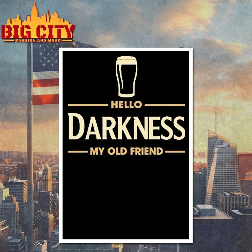 Hello Darkness My Old Friend Irish Beer St Patrick’s Day Party t-shirt