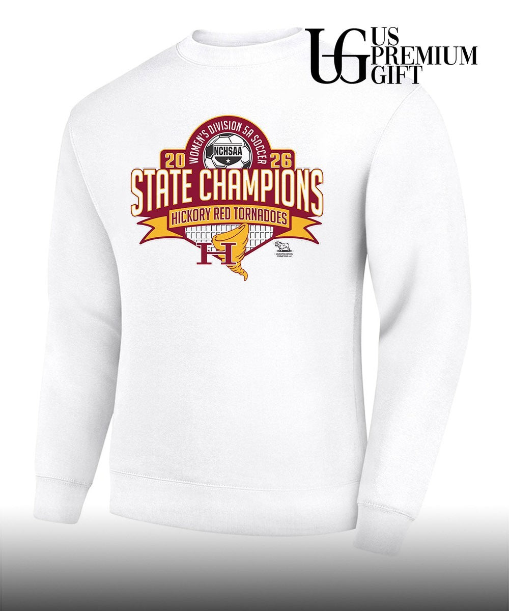 Hickory Red Tornadoes NCHSAA Women’s 5A Soccer State Champions 2026 shirt