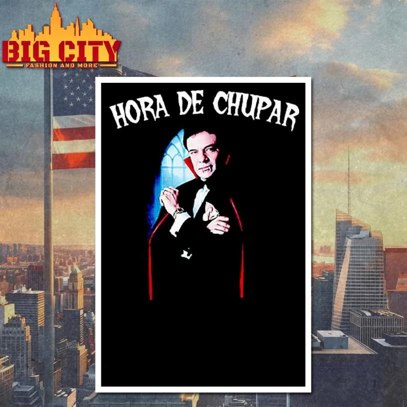 Hora De Chupar Count Dracula Graphic Shirt