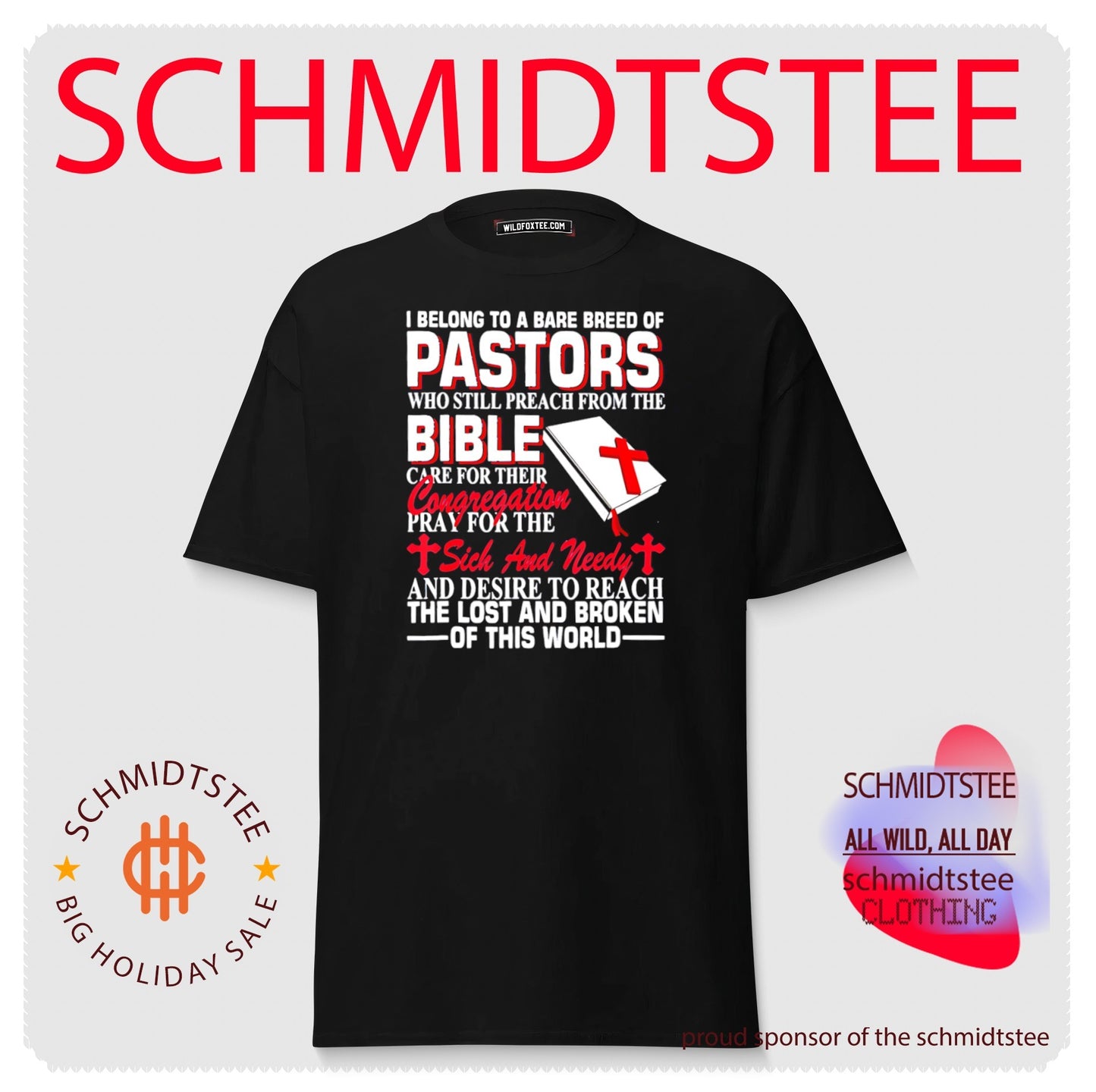 I Belong to a Bare Breed of Pastors Who Still Preach from the Bible shirt
