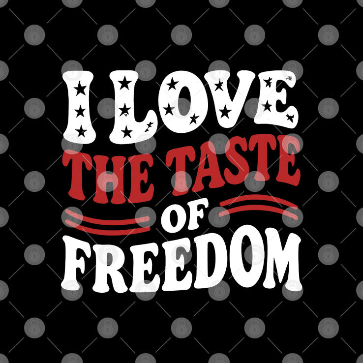 I Love The Taste Of Freedom Couple T Shirt