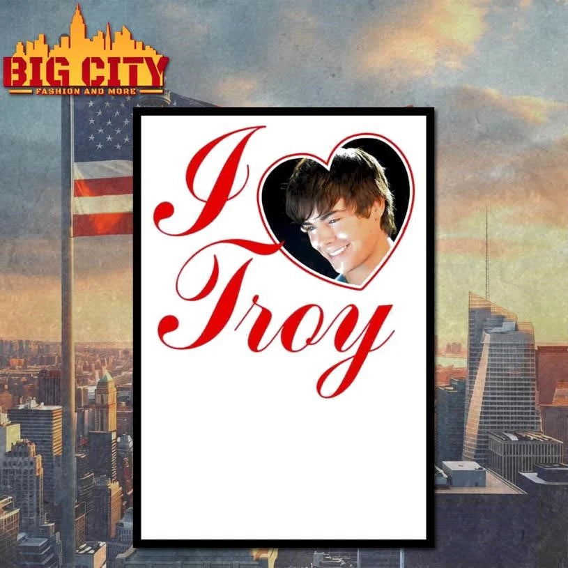 I Love Troy Graphic Shirt