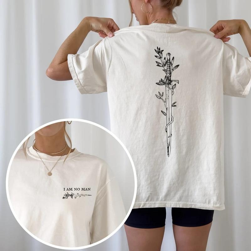 I am no man sweatshirt. Fantasy Reader shirt. Book gift for her. Bookish gift. Bookish gift for her. Epic fantasy book. I am no man shirt Womenswear Hoodie Sweaters Tops Comfort Pullover