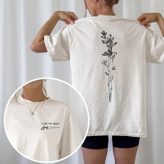 I am no man sweatshirt. Fantasy Reader shirt. Book gift for her. Bookish gift. Bookish gift for her. Epic fantasy book. I am no man shirt Womenswear Hoodie Sweaters Tops Comfort Pullover