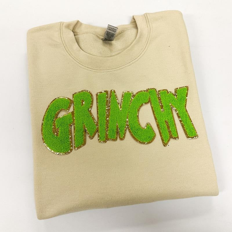 I'm Not Going Patch Sweatshirt -- SAND