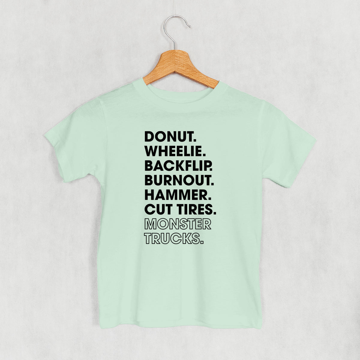Monster Truck Lingo List (Kids) - clothing by TeeHivey.com (Image 5)