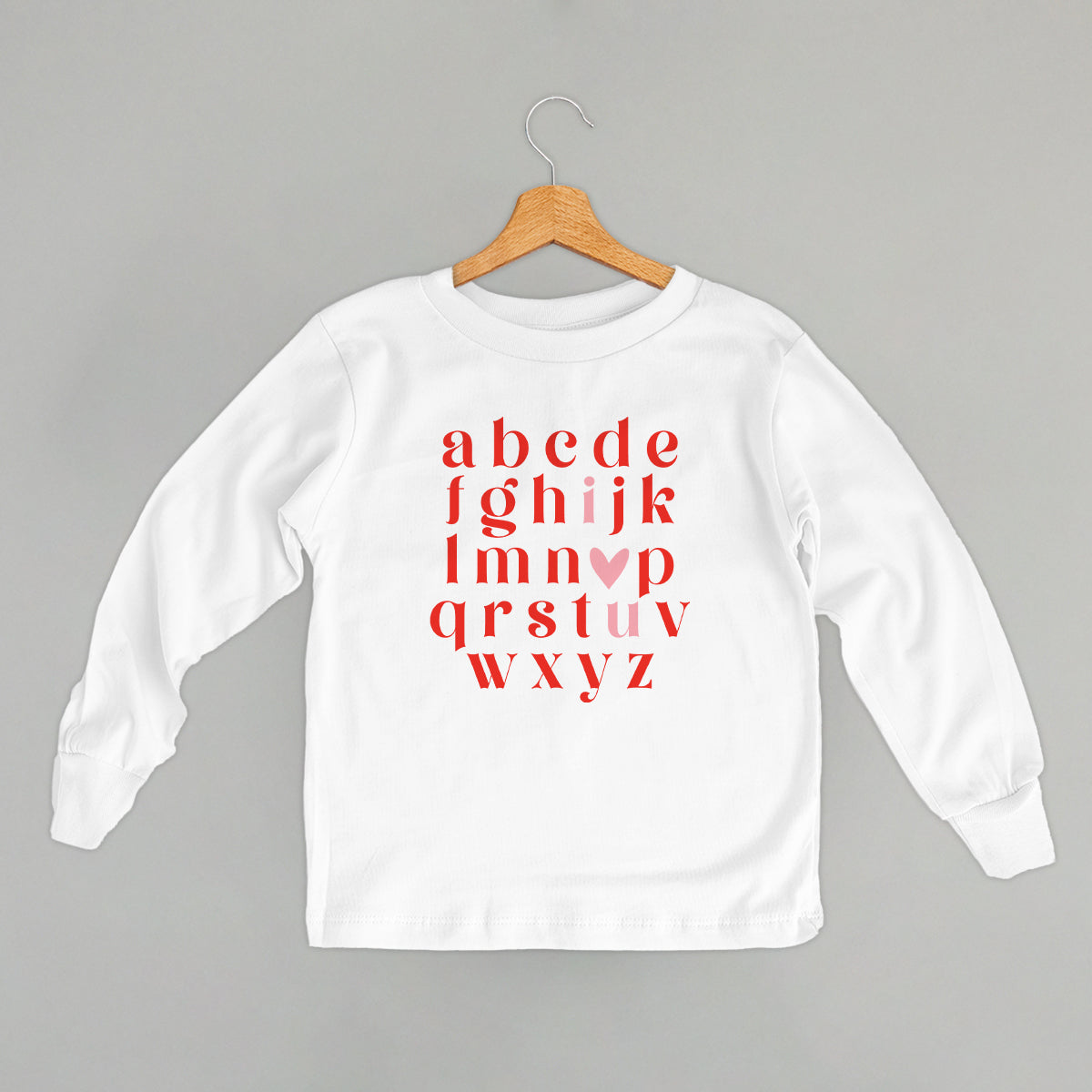 I Heart U Alphabet (Kids) - clothing by TeeHivey.com (Image 4)