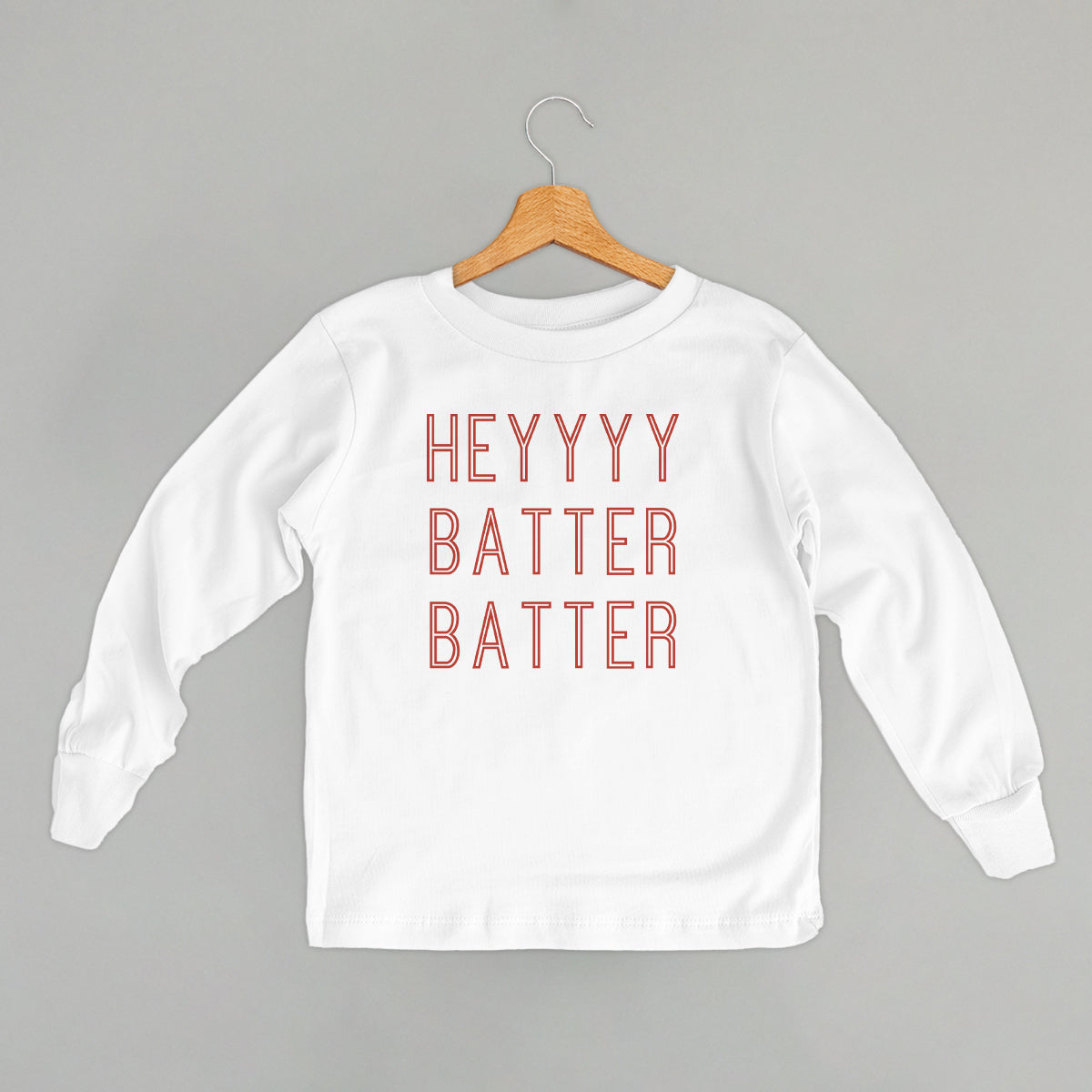 Heyyyy Batter Batter (Kids) - clothing by TeeHivey.com (Image 4)