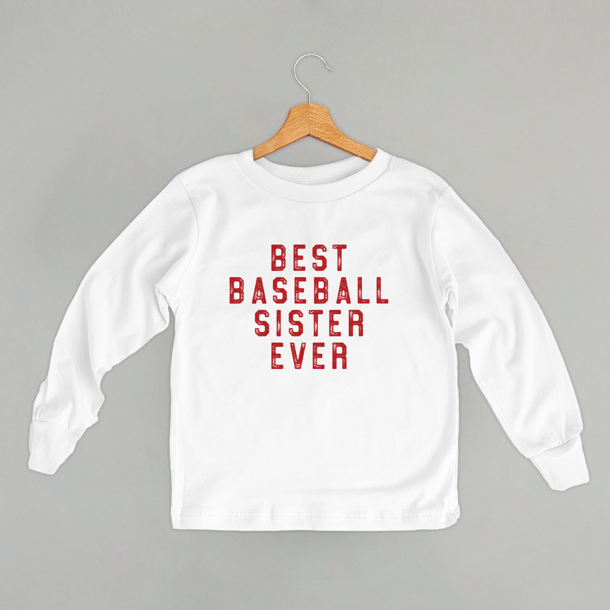 Best Baseball Sister Ever (Kids) - clothing by TeeHivey.com (Image 4)