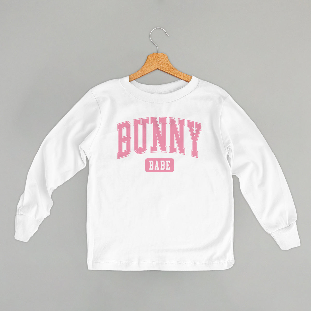Bunny Babe Collegiate (Kids) - clothing by TeeHivey.com (Image 4)
