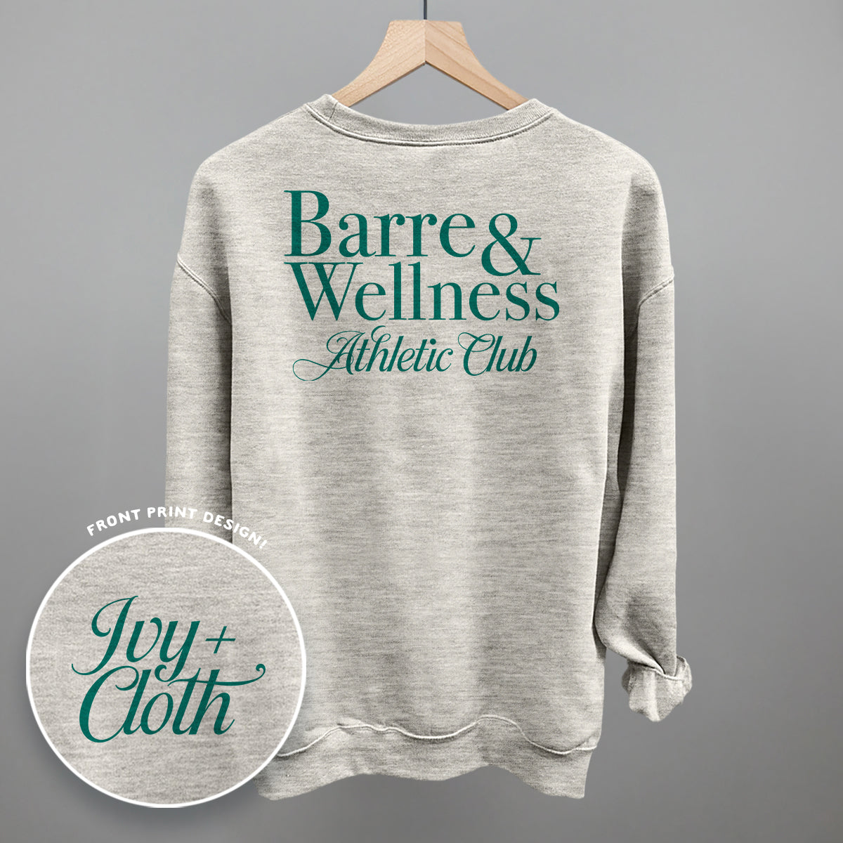 Barre & Wellness Athletic Club (Back Print) - clothing by TeeHivey.com (Image 5)