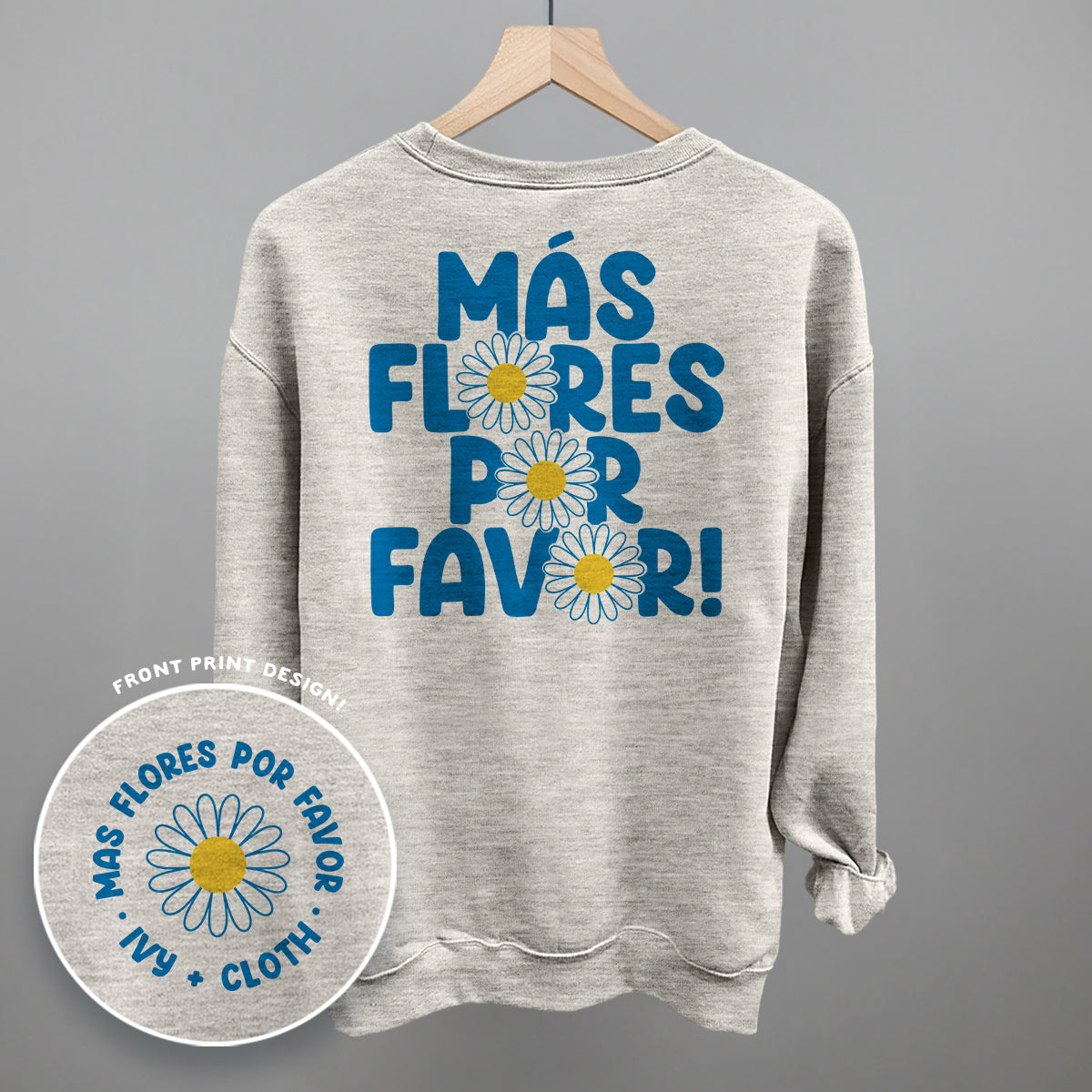 Mas Flores Por Favor (Back Print) - clothing by TeeHivey.com (Image 5)