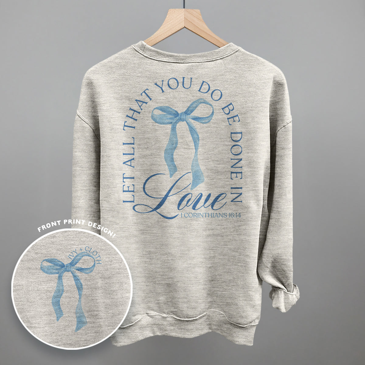 Let All That You Do Be Done In Love (Back Print) - clothing by TeeHivey.com (Image 5)