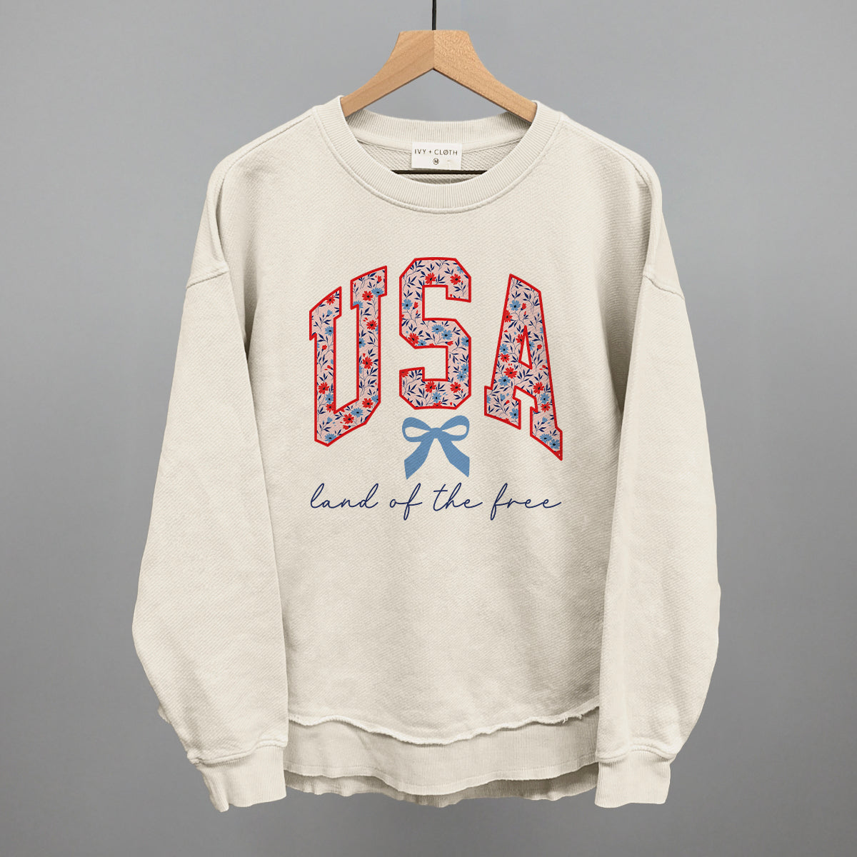USA Floral Arch + Bow - clothing by TeeHivey.com (Image 5)