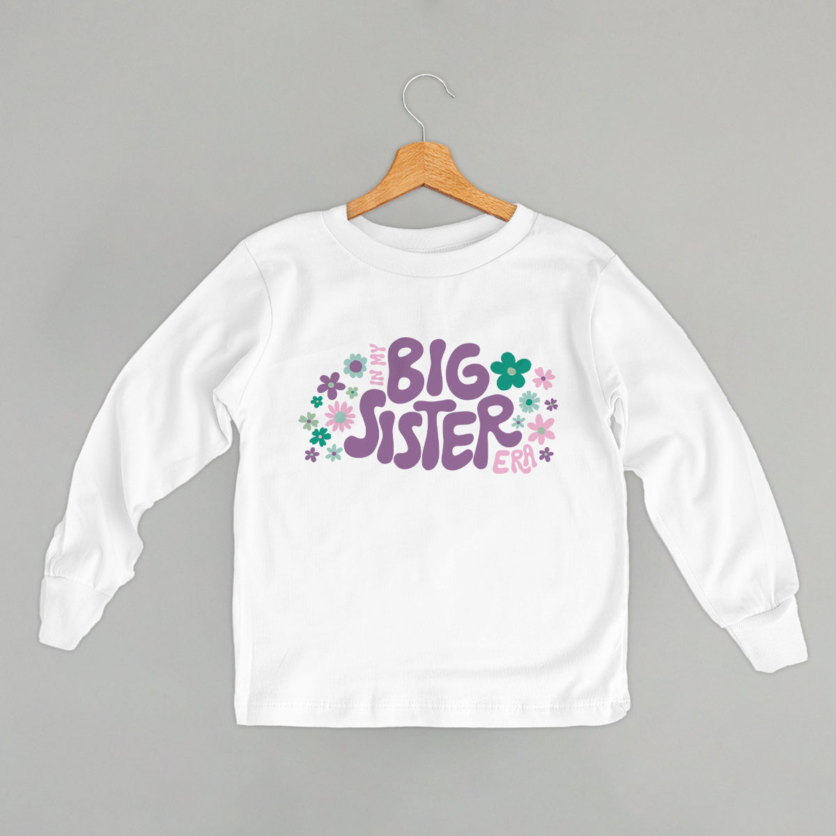 In My Big Sister Era Floral (Kids) - clothing by TeeHivey.com (Image 5)