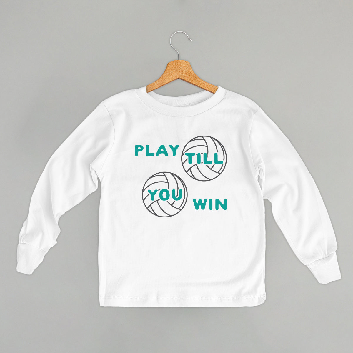 Play Till You Win Volleyball (Kids) - clothing by TeeHivey.com (Image 5)