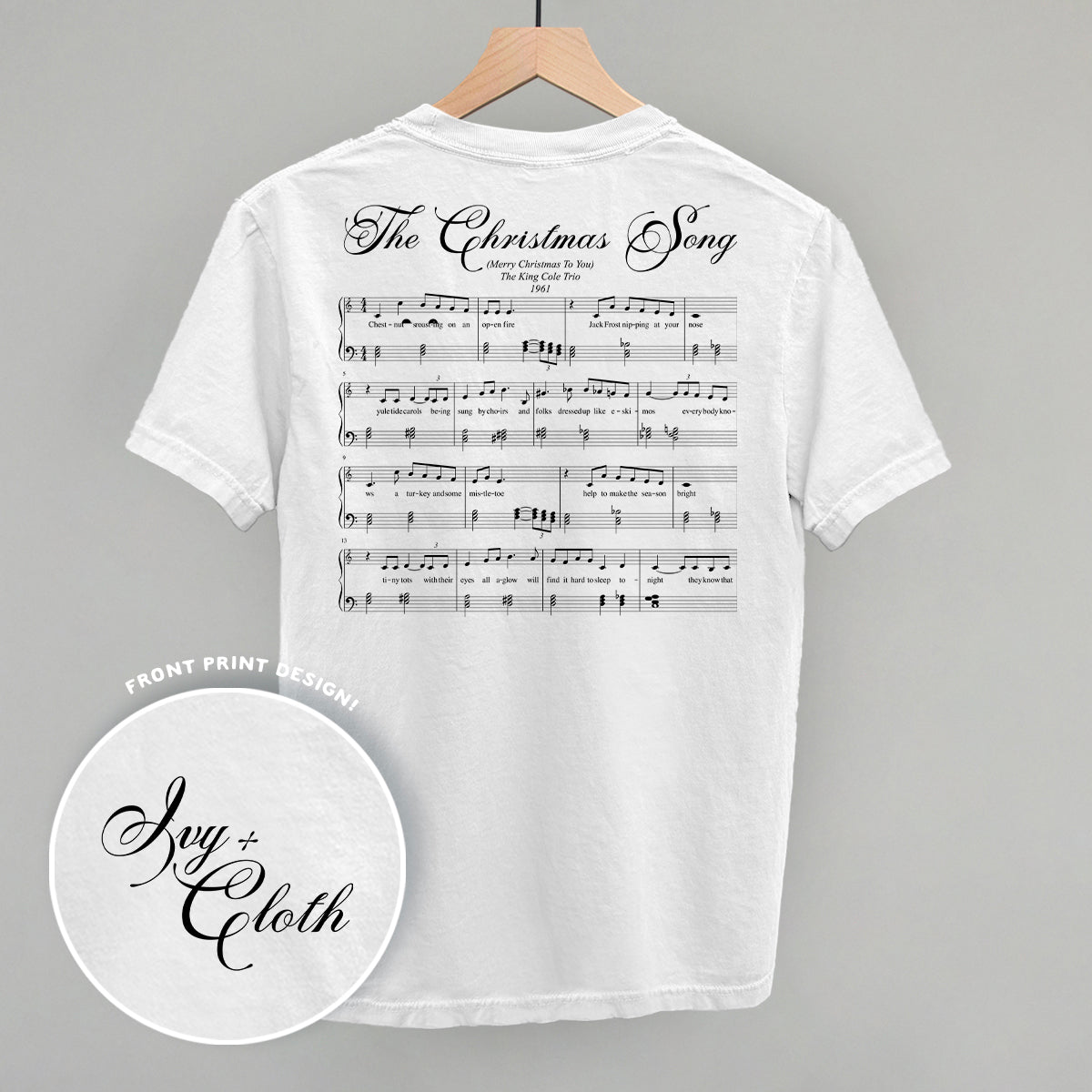 The Christmas Song Sheet Music (Back Print)
