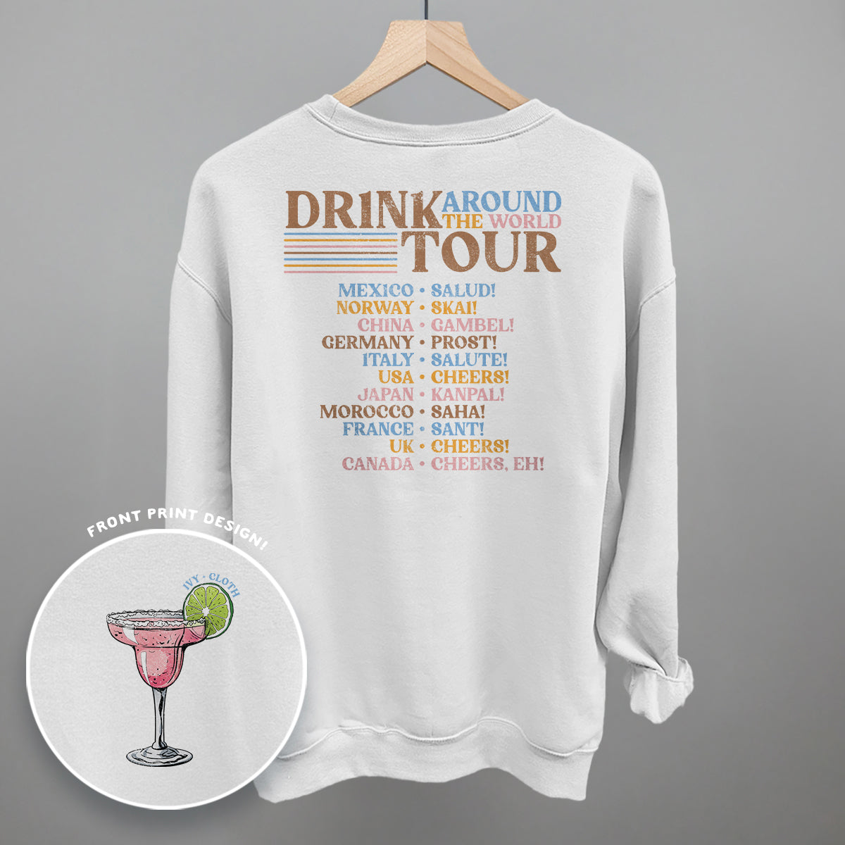 Drink Around The World Tour (Back Print)