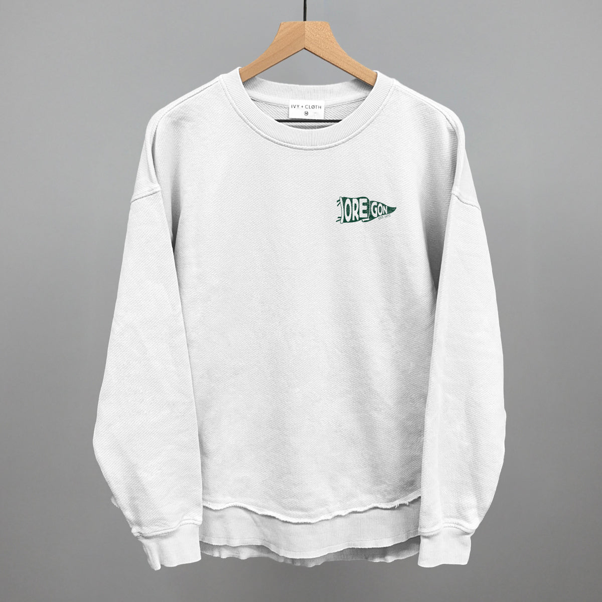 Oregon Pennant Flag (Left Chest) - clothing by TeeHivey.com (Image 5)
