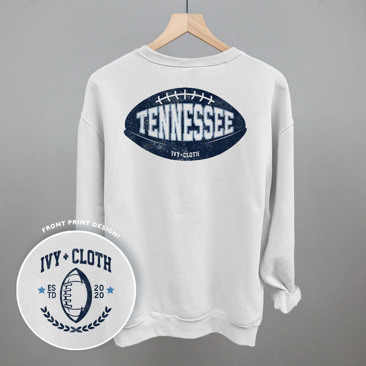 Tennessee Football (Back Print) - clothing by TeeHivey.com (Image 4)