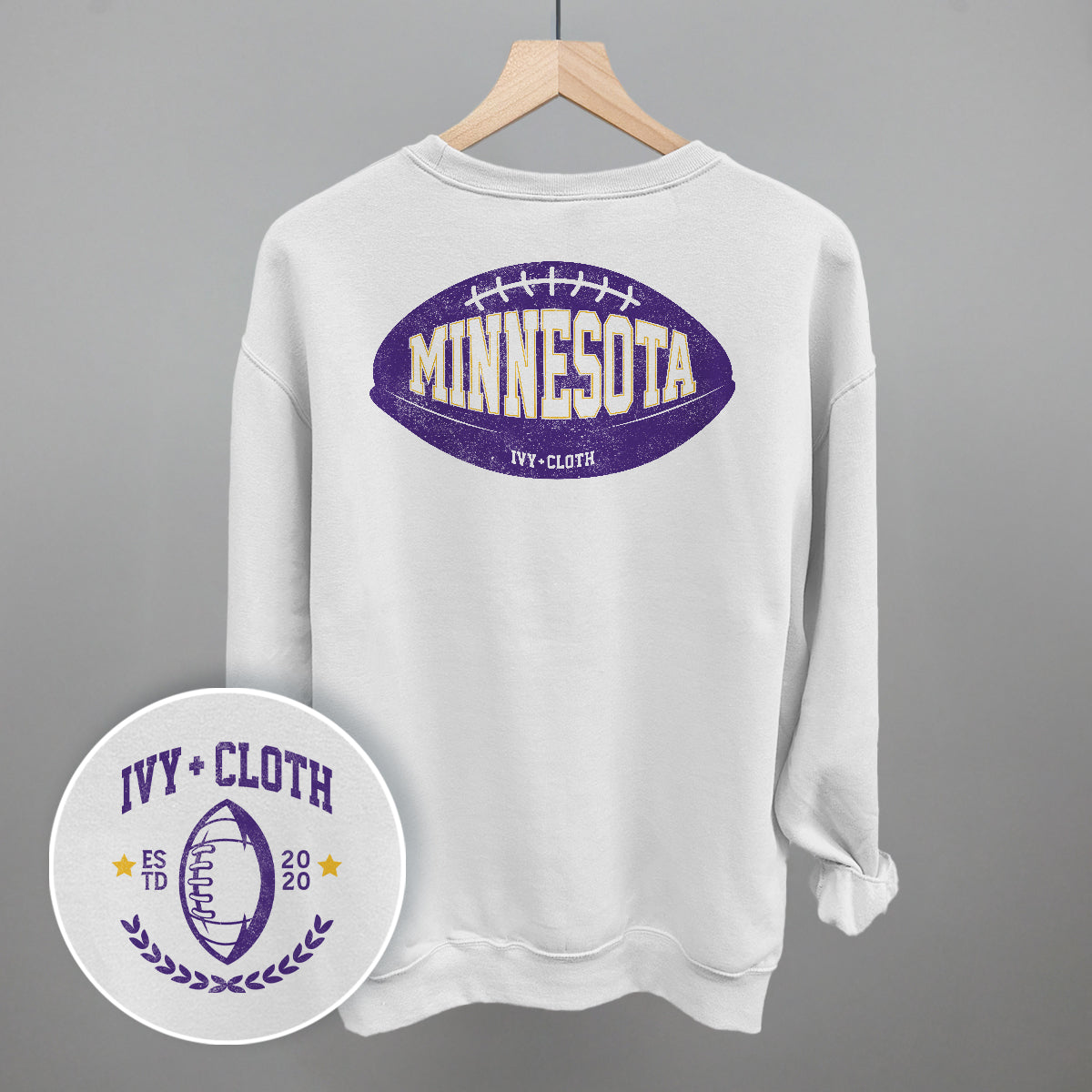 Minnesota Football (Back Print) - clothing by TeeHivey.com (Image 4)