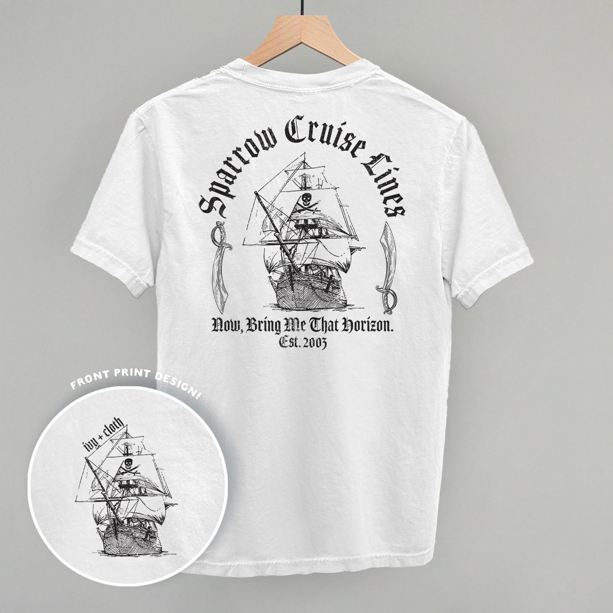 Sparrow Cruise Lines (Back Print) - clothing by TeeHivey.com (Image 5)