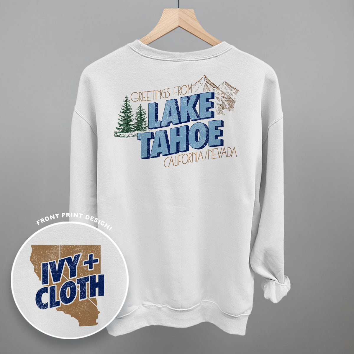 Greetings From Lake Tahoe (Back Print)