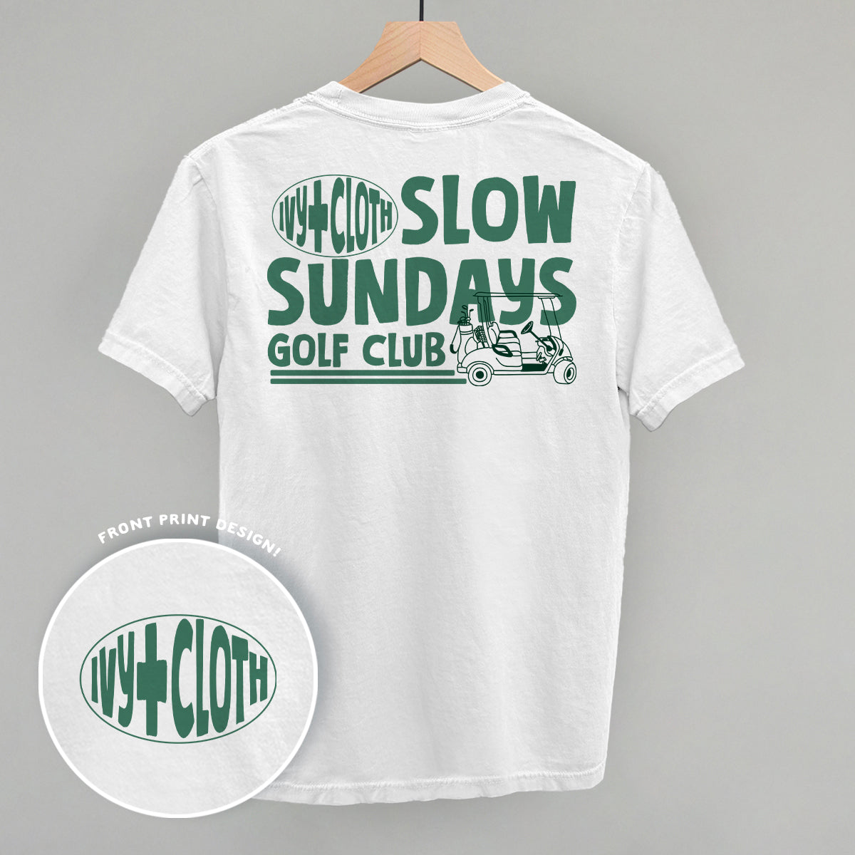 Slow Sundays Golf Club (Back Print) - clothing by TeeHivey.com (Image 5)