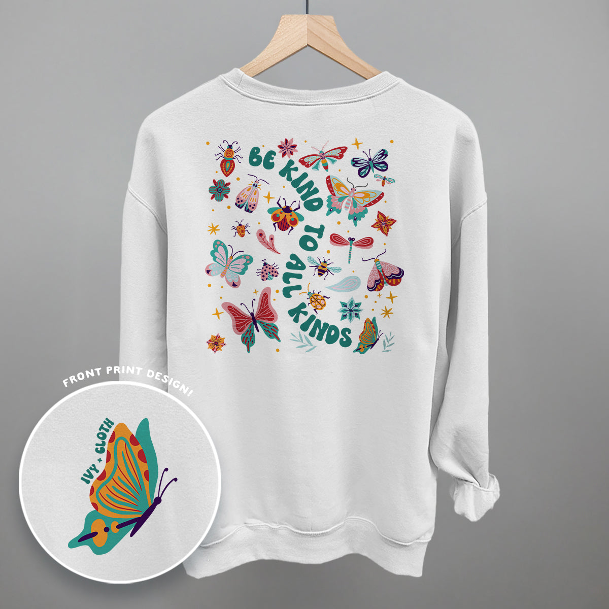 Be Kind To All Kinds (Back Print) - clothing by TeeHivey.com (Image 3)