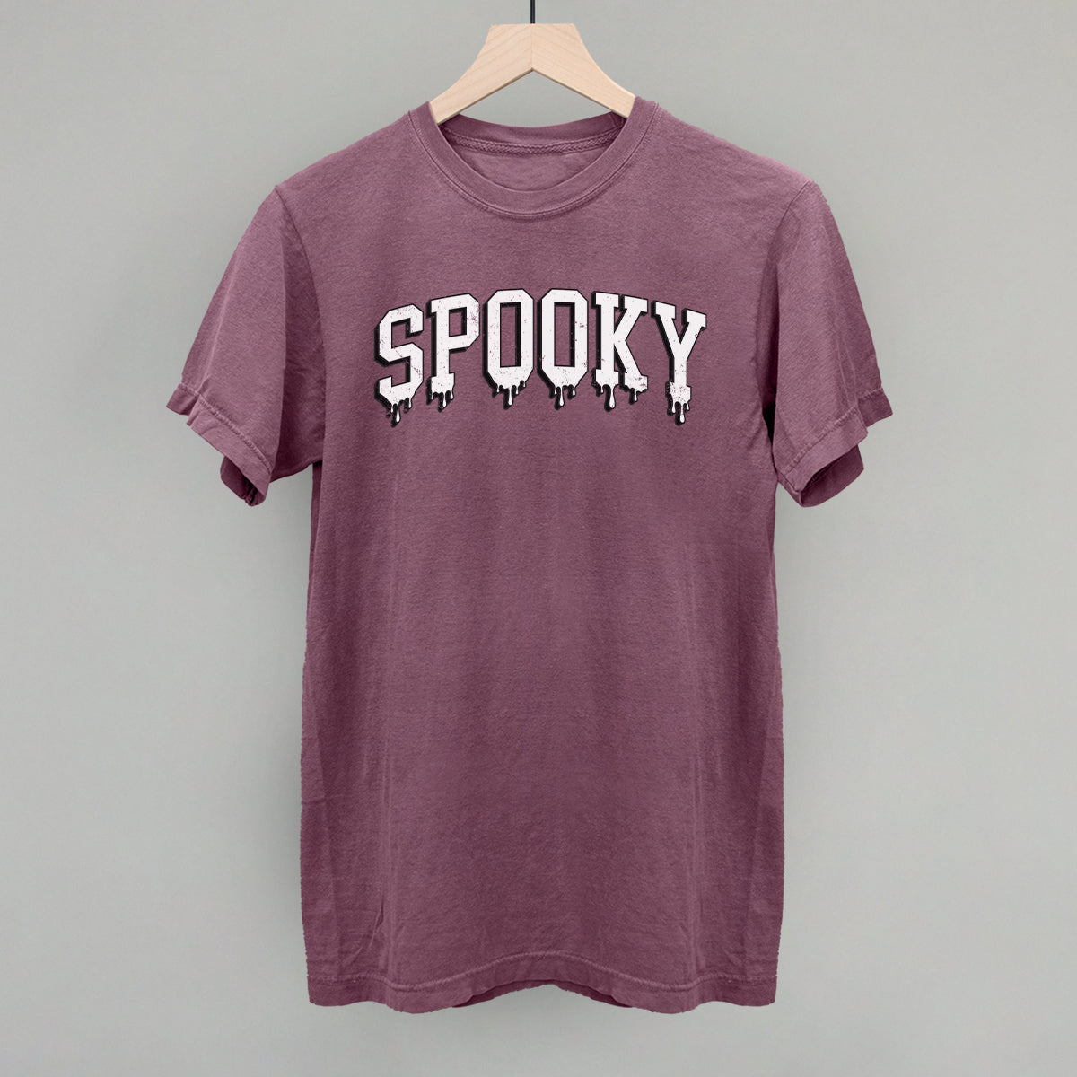 Spooky Dripping Collegiate Letters - clothing by TeeHivey.com (Image 3)