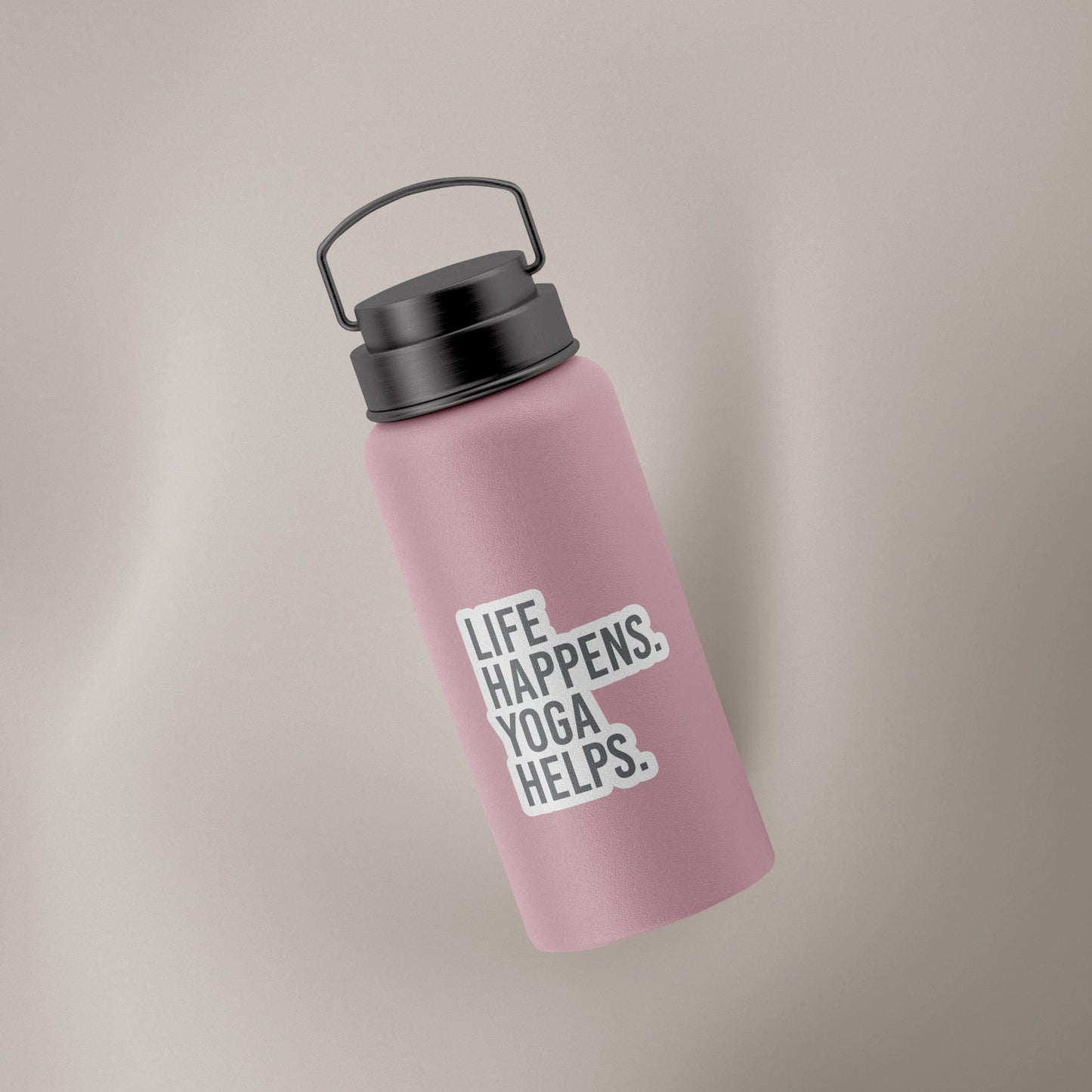 Life Happens Yoga Helps Decal - clothing by TeeHivey.com (Image 2)