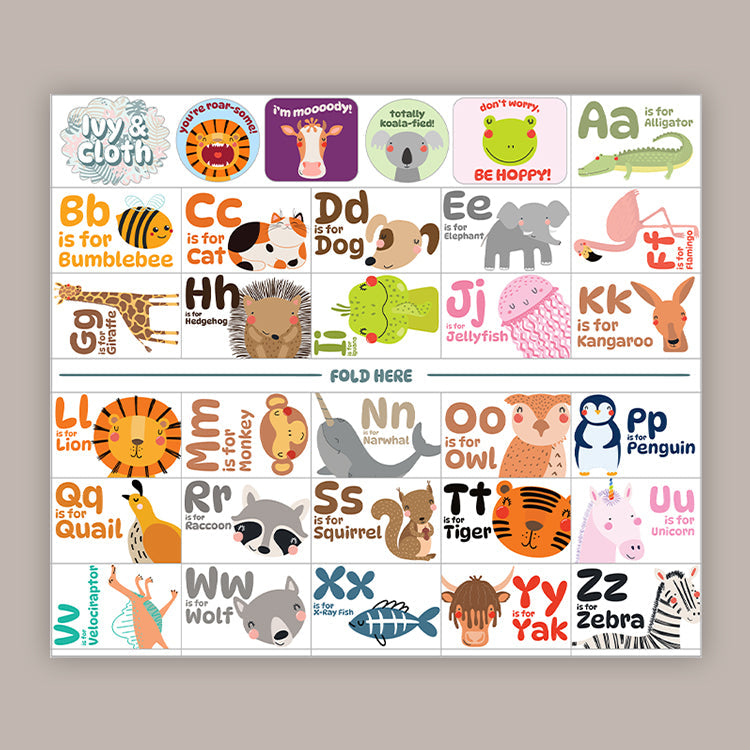Animal Alphabet (Sticker Sheet)