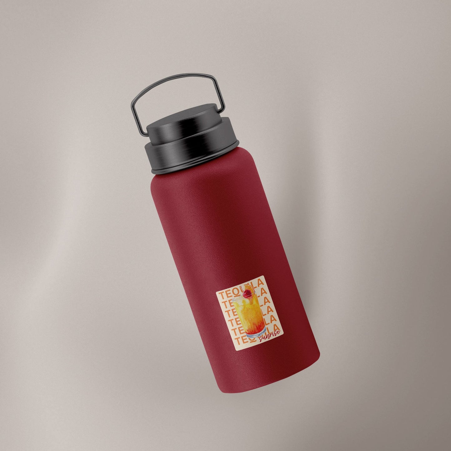 Tequila Sunrise (Decal) - clothing by TeeHivey.com (Image 2)