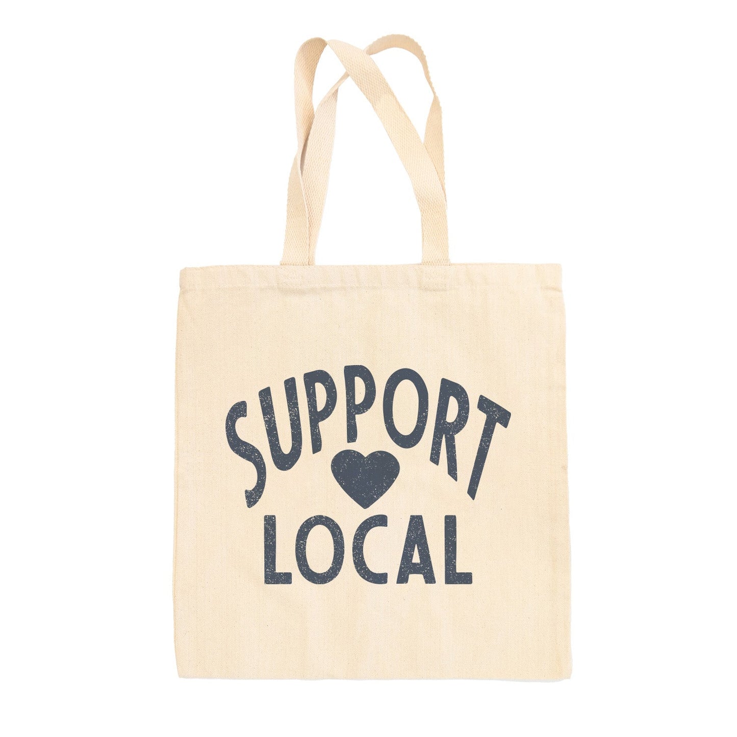 Support Local Heart Tote Bag - clothing by TeeHivey.com