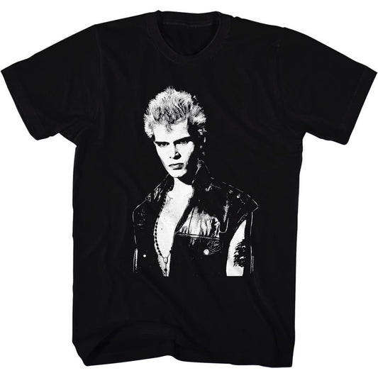 Billy Idol - Black & White - Short Sleeve - Adult - T-Shirt