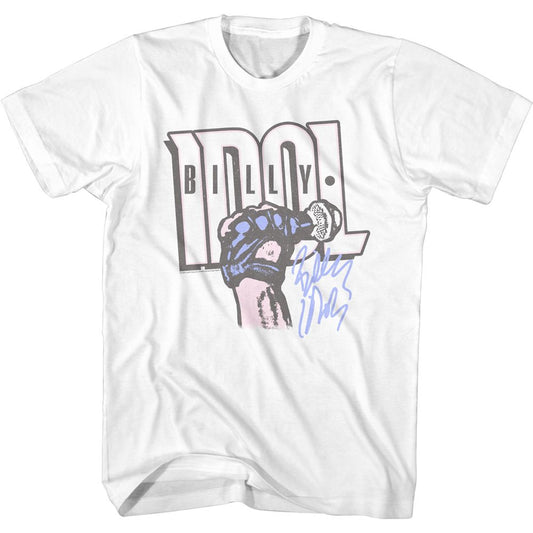 Billy Idol - Fist - Short Sleeve - Adult - T-Shirt