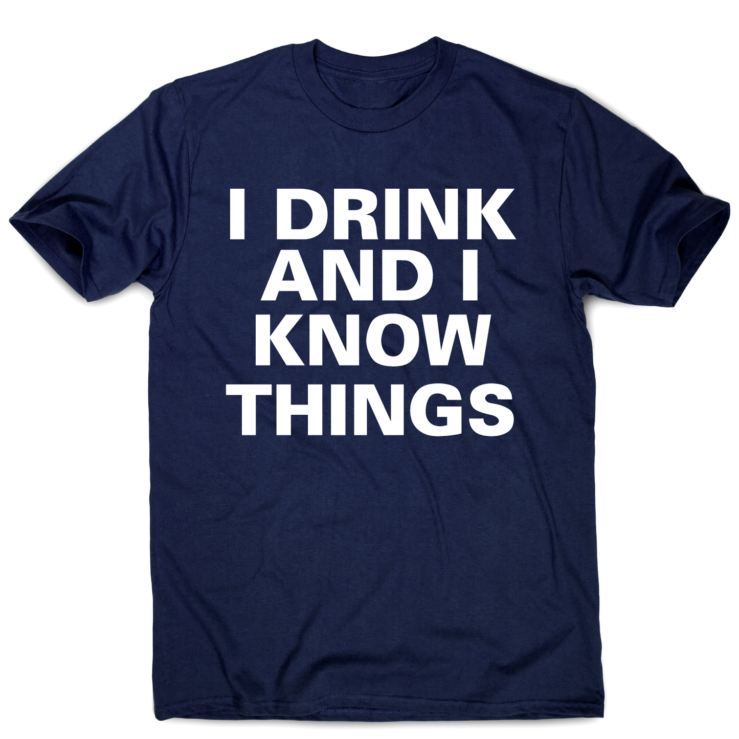 I drink and I funny fishing t-shirt men's