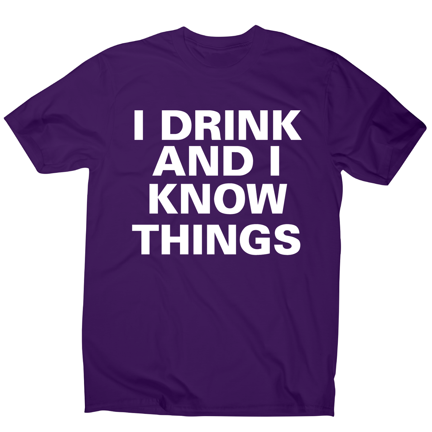 I drink and I funny fishing t-shirt men's