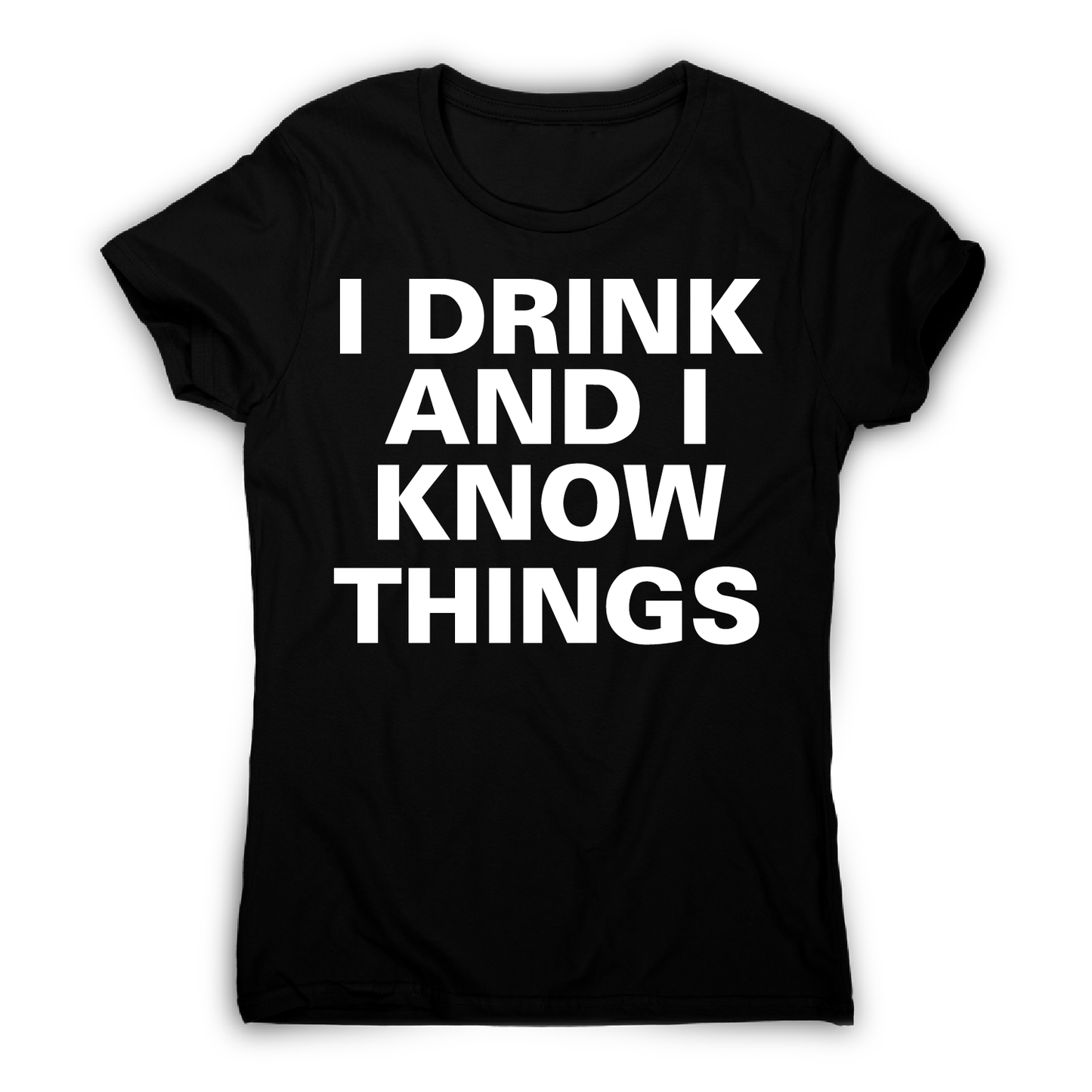 I drink and I funny fishing t-shirt women's