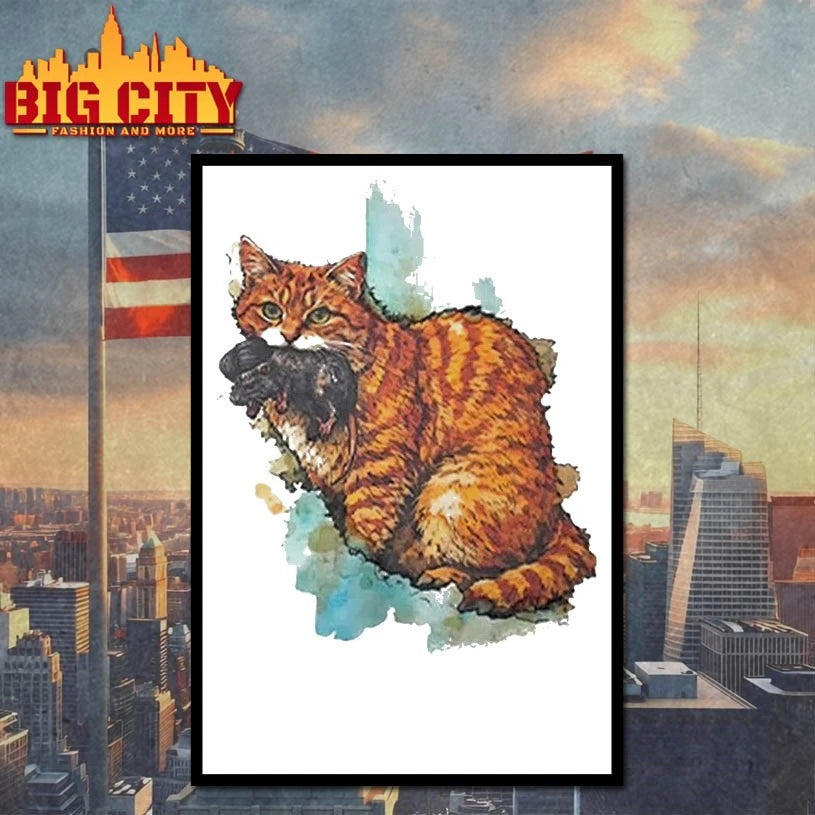 Iran Map Orange Tabby Cat t-shirt
