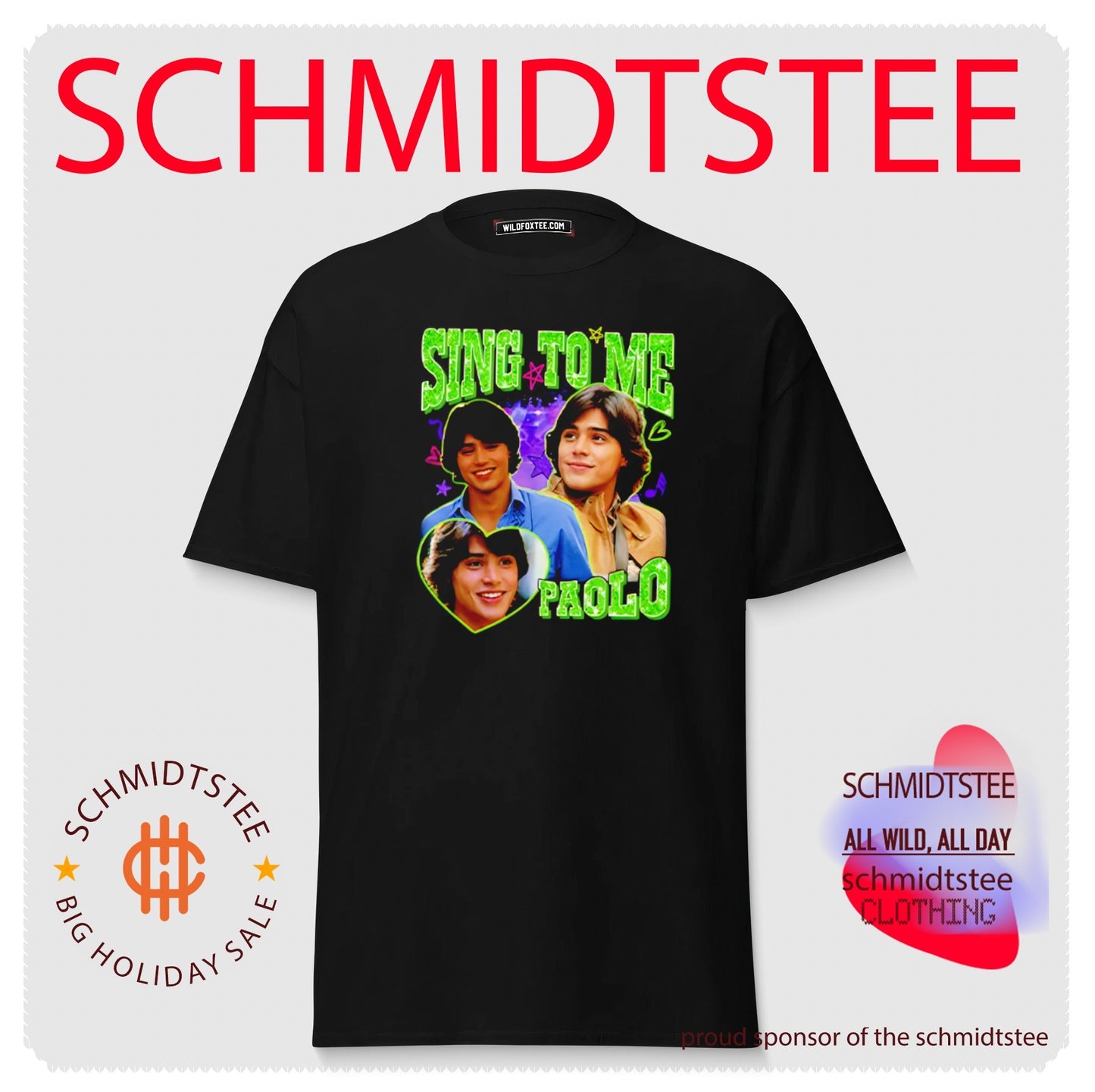 Izzie McGuire Sing To Me Paolo graphic shirt