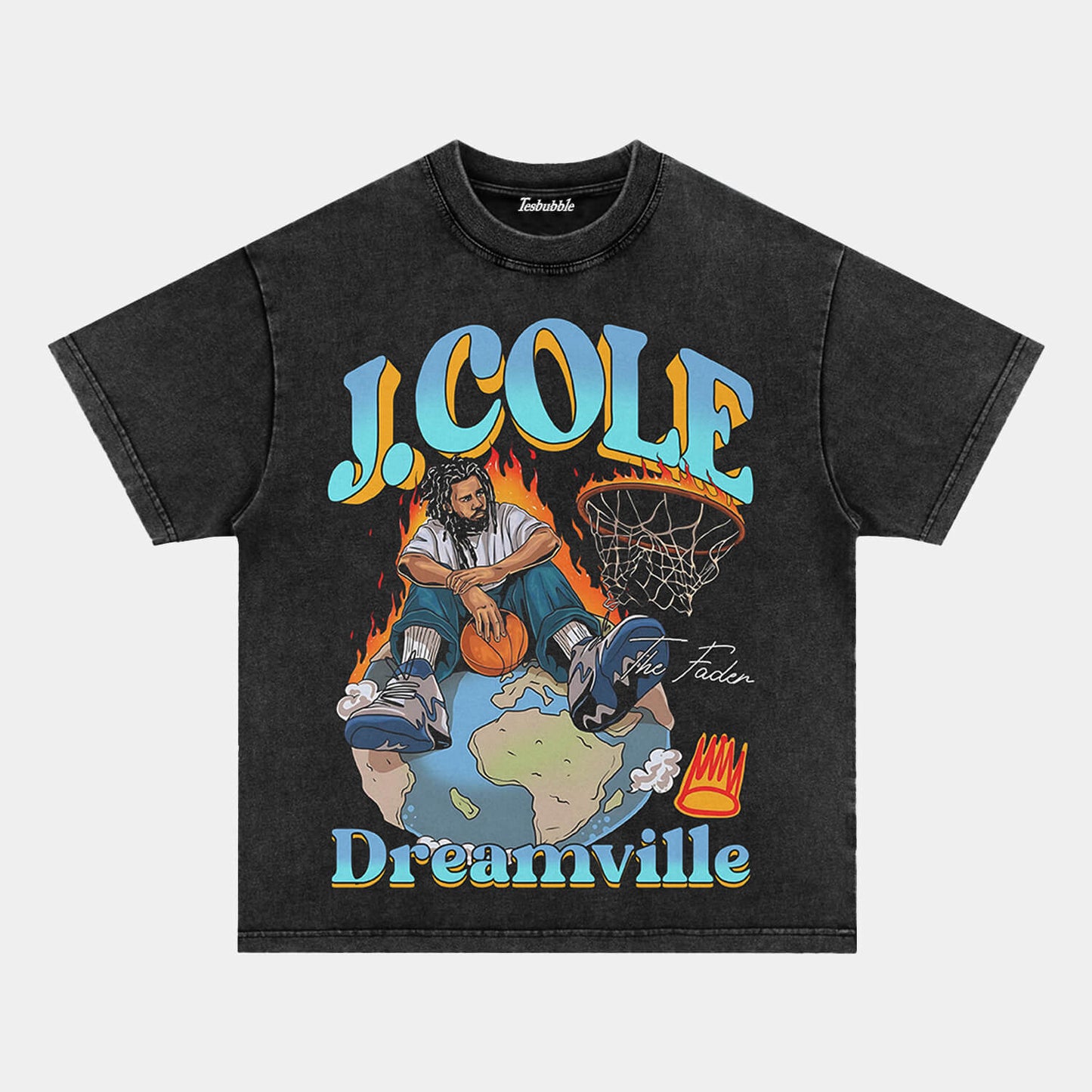 J.COLE DREAMVILLE WORLD GRAPHIC TEE